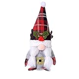 Weihnachten Wichtel Figuren Handgemachte Christmas PlüSch Spielzeug Schwedische Puppen Figuren Fenster Dekoration Urlaub Dekoration Geschenke Party Weihnachts Deko 38X14X8C