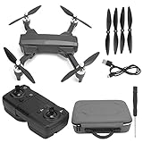 BOLORAMO GPS WiFi Mini Rc Drohne mit 4K HD Kamera für Erwachsene Anfänger, Faltbarer Stabil Fliegender Brushless RC Quadcopter für Kinder, GPS Returns, Surround Flight(4K Anti-Shake-Einzelkamera)