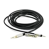 Ersatz-Audiokabel für Sennheiser-Kopfhörer HD598, HD558, HD518, HD598 Cs, HD598 SR, HD599, HD569, HD579, 1,2