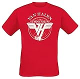 Van Halen 1979 Tour Männer T-Shirt rot M 100% Baumwolle Band-Merch, B