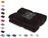 DecoKing Kuscheldecke 70x150 cm schwarz Decke Microfaser Wohndecke Tagesdecke Fleece weich sanft kuschelig skandinavischer Stil Henry