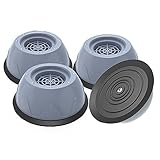 Waschmaschine Füße Pad,4 Stück Anti Vibration Waschmaschine Füße Pad,Anti Rutsch Gummi Fußpolster für Anti-Vibrations und Anti-Walk-Waschmaschinen Trockner Möbel Kühlschrank(Grey, 4cm/1.57in)