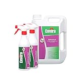 Envira Motten-Spray - Anti-Motten-Mittel Mit Langzeitwirkung - Geruchlos & Auf Wasserbasis - 2x500ml+2L