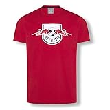 RB Leipzig Essential T-Shirt, Rot Unisex Medium T-Shirt, RasenBallsport Leipzig Sponsored by Red Bull Original Bekleidung & M