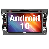 Vanku Android 10 Autoradio für Opel Radio mit Navi CD DVD Player Unterstützt Qualcomm Bluetooth 5.0 DAB+ WiFi 4G USB MicroSD 7 Zoll Bildschrim G