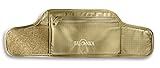 Tatonka Skin Wrist Wallet - Reise-Geldbeutel zum Tragen am Handgelenk - Mit weicher, hautfreundlicher Rückseite, Klettverschluss und Reißverschlussfach - Damen und Herren - 26 x 8 cm - beig
