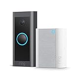 Wir stellen vor: Ring Video Doorbell Wired + Chime von Amazon | HD-Video Türklingel, fortschrittliche Bewegungserfassung, festverdrahtete Installation| Mit 30-tägigem Testzeitraum für Ring