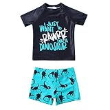 Bekleidungsset Sommer Babykleidung Kinder Baby Jungen Cartoon Tier T-Shirt Tops +Shorts Hosen Outfits Set Kleidungsset Neugeborenen Baby Kleidung Set (110, Blau)
