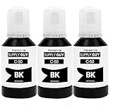 SupplyGuy 3X Tinte kompatibel mit Canon GI-50 PGBK Schwarz für Pixma G5050 G6050 G7050 GM2050 GM4040 GM4050