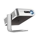 Viewsonic M1 Portabler LED Beamer (WVGA, 250 Lumen, HDMI, USB, USB-C, SD-Kartenleser, 3 Watt Lautsprecher) Silb