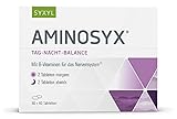 SYXYL Aminosyx Tabletten / Nahrungsergänzungsmittel mit Vitamin B-Komplex, Guarana & L-Tryptophan für eine geregelte Tag-Nacht-Balance / Je 60 Tabletten für Tag & N