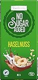 frankonia CHOCOLAT NO SUGAR ADDED Haselnuss Schokolade, glutenfrei, 85 g