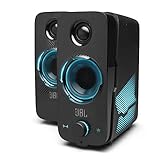 JBL Quantum Duo Speaker – Lautsprecher mit Gaming-Surround-Sound, Dolby Digital & Lichteffekten – Kompatibel mit PC &