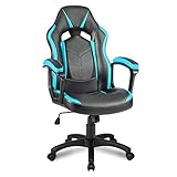 Merax Ergonomischer Bürostühle Gaming Stuhl Racing Stuhl Sportsitz Atmungsaktiv Chefsessel Schreibtischstuhl Drehstuhl für das heimische Bü