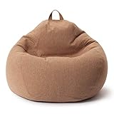 Lumaland Comfort Line XXL Sitzsack Indoor - 100x120x50 cm - Bodenkissen, Bean Bag Chair - 315 L - EPS Perlen Füllung - B