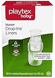 Playtex Baby Nurser Drop-Ins Einweg-Einlagen für Babyflaschen, näher an das Stillen, 118 ml, 100 Stück