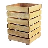 kaijunshop Mülleimer Holz Kreative Abfalleimer Natural Color Lagerung Eimer Einfache Holzblock Debris Container Home Essentials Ab
