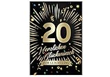 Friendly Fox Geburtstagskarte runder Geburtstag - Geburtstag Glückwunschkarte zum Geburtstag - große Happy Birthday Karte inkl. Umschlag - Klappkarte Geburtstag Karte Männer Frauen (20)