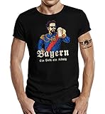 T-Shirt für echte Bayern Fans: EIN Volk EIN König L