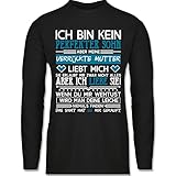 Shirtracer Typisch Männer - Ich Bin kein Perfekter Sohn - weiß - L - Schwarz - Sohn - BCTU005 - Herren Lang