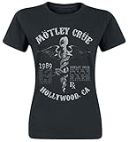 Mötley Crüe Faded Feel Good Lyrics Frauen T-Shirt schwarz S 100% Baumwolle Band-Merch, B