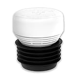 Rohrbelüfter HYPAIR Balance Mini Hab mit Mehrfachanschluss auf DN 32,40,50 und DN 63mm, Durchfluss 7,6 l/