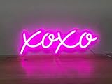 Ulalaza Neonlicht Zeichen LED XOXO Nachtlichter USB-betrieben dekorative Festzelt Zeichen Bar Pub Store Club Garage Home Party Dek