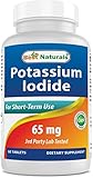 Best Naturals Potassium Iodide 65 mg - Dietary Supplement, 60 Tab