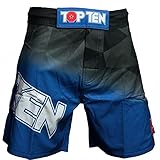 TOP TEN MMA Herren 18151-6180 Shorts, Blau, L