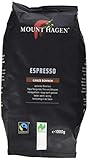 Mount Hagen Bio FT Naturland Espresso, 1kg ganze B