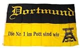 Fahne / Flagge Fußball Dortmund NEU 90 x 150 cm Flagg