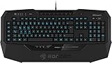 ROCCAT Isku+ Force FX RGB Gaming Tastatur (DE-Layout, drucksensitiver Tastenzone, RGB-Tastenbeleuchtung) schw