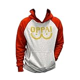 Daiendi ONE Punch-Man Cosplay Saitama Pullover Hoodie Kostüm Gr. XXL, Weiß/R