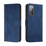 Handyhülle für Galaxy S20 FE 6.5inch Leder Schutzhülle Tasche Wallet Tasche Flip Etui Schale Mit Kartenfach Standfunktion Hülle für Galaxy S20 FE - DEHX210461 B