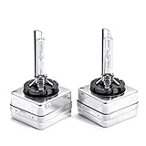 MNAD 2 stücke 430. 0K 5000K 6000K 8000K 10000K 12000K HID Xenon Clean Raincoat Auto Scheinwerfer Birne for D1S D2S D3S D4S (Color : Seven Light Colors with Remote)