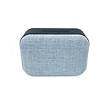 H-basics Bluetooth Lautsprecher - Tragbare Musikbox, Kabellos mit Akku, Unterstützt TF-Karte, Ideal für Outdoor Camping Wandern Pool (Blau)