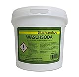 DIACLEANSHOP Waschsoda - 5kg Pulver - calciniertes Soda, Reine Soda, Natriumcarb