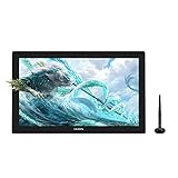 HUION Kamvas Pro 24 Grafiktablett mit Display, 4K UHD 23.8 Zoll Drawing Tablet Grafikmonitor mit 8192 Druckstufen Batteriefreier Stift Mini KeyDial und 140%sRGB -Kompatibel mit Windows & Mac &