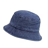 Arbbor Einfarbige Sommerhut für Damen und Herren - Blau - M