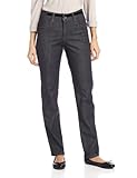 Lee Damen Jeanshose Petite Instantly Slims Classic Relaxed Fit Monroe Straight Leg - Schwarz - 38 Z