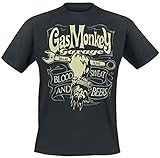 Gas Monkey Garage Garage Wrench Label Männer T-Shirt schwarz XL