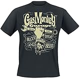 Gas Monkey Garage Garage Wrench Label Männer T-Shirt schwarz XL