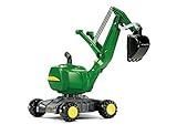 Rolly toys 421022 - rollyDigger John Deere voll funktionstüchtiger Kunststoffbagger, Grü