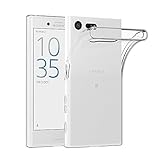 AICEK Sony Xperia X Compact Hülle, Transparent Silikon Schutzhülle für Sony Xperia X Compact Case Ultra Crystal Clear Durchsichtige TPU Bumper Sony Xperia X Compact Handyhü