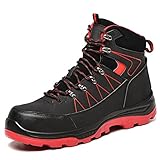 Winter Sicherheitsschuhe Herren Damen S3 Warm Gefüttert Arbeitsschuhe Sicherheitsstiefel Atmungsaktiv Schutzschuhe mit Stahlkapp