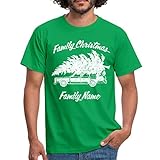 Spreadshirt Schöne Bescherung Griswold Family Christmas Personalisiert Mit Name Männer T-Shirt, M, Kelly G