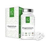 Magnesium Zink Kapseln - 365 Kapseln - 2250 mg Magnesiumcitrat & 25 mg Zinc pro Tag