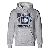 Riverdale RHS Fu�Ball Herren Kapuzenpulli Heather Grey XL | S-XXL, Netflix Geschenke, Archie Comics, Adult T-Shirt, Geburtstag Geschenk-I