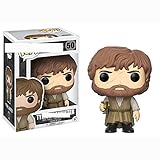 QIYV Pop Movie Game of Thrones Kawaii Q Version Nendoroid Anime Figur Weinglas Tyrion 50 # Boxed Pop Vinyl Actionfiguren Spielzeug 10 cm, Kindergeburtstagsgeschenk