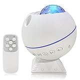 Led Sternenhimmel Projektor, Moredig Nachtlicht Sternenhimmel Lampe Mit Sternenhimmel Und Mond Mit Fernbedienung, 10 Bunte Fabenmodi Geschenke Für Kinder Und Erw